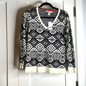 NWT Banana Republic Geometric Sweater
